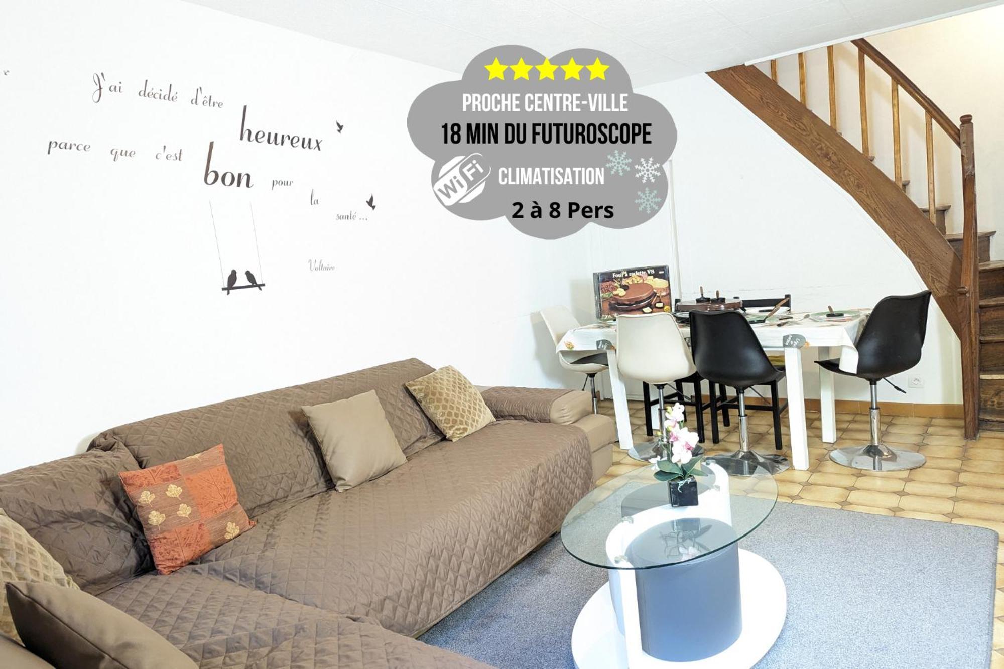 פואטייה Maison Et Appartements D'Anatole France Proche Centre-Ville, Universite - Chu, Patinoire Et Futuroscope מראה חיצוני תמונה